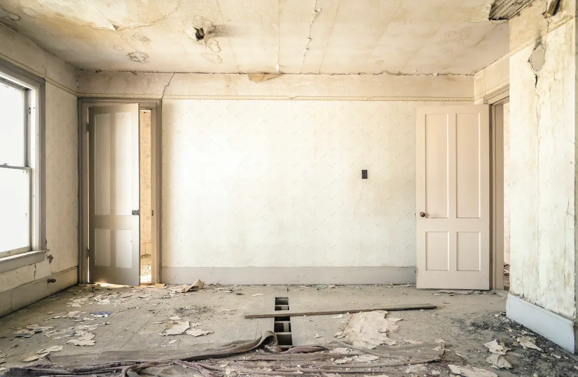 Waste disposal crew managing a cleanout project in Pennsbury